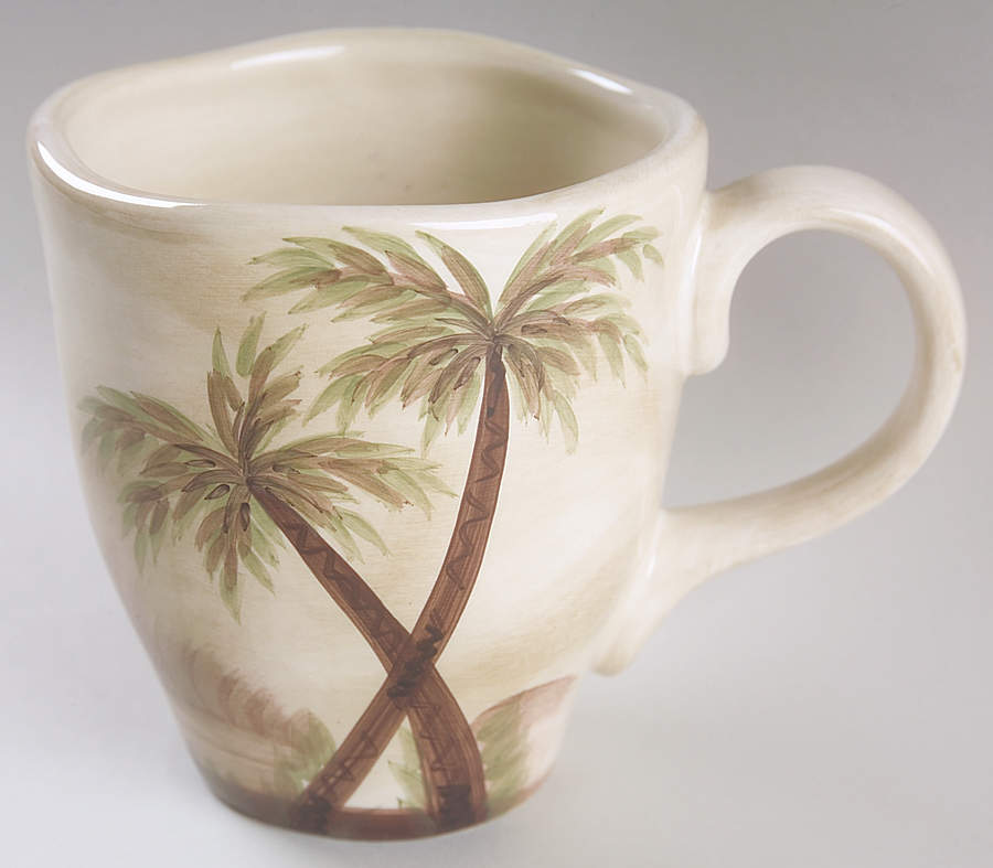 Bahamas Palm Mug by Tabletops Unlimited-1