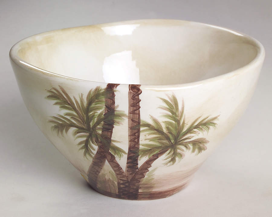 Bahamas Palm Coupe Cereal Bowl by Tabletops Unlimited-1