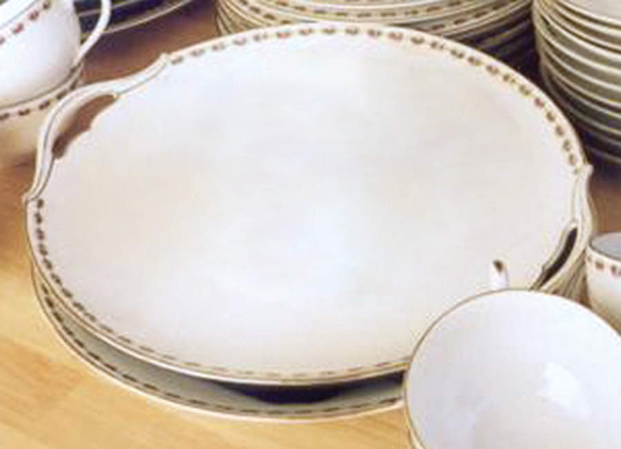 TRV452 Handled Cake Plate by Tressemanes & Vogt-1