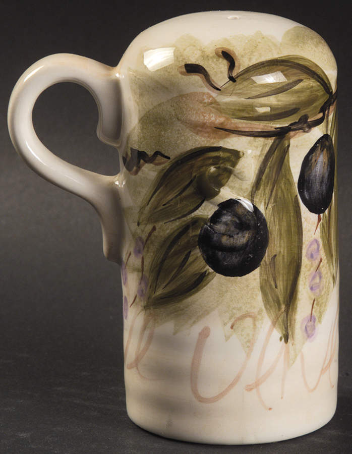 Olive Grove Handled Salt Shaker by Tabletops Unlimited-1