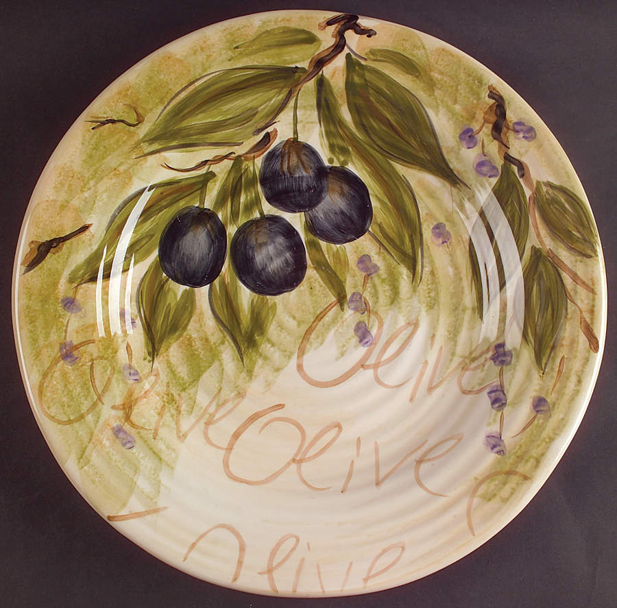 Olive Grove Dinner Plate by Tabletops Unlimited-1