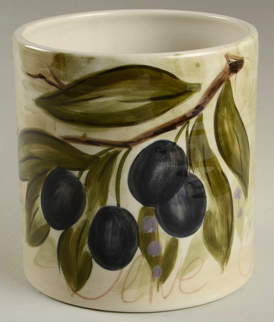 Olive Grove Medium Canister No Lid by Tabletops Unlimited-1