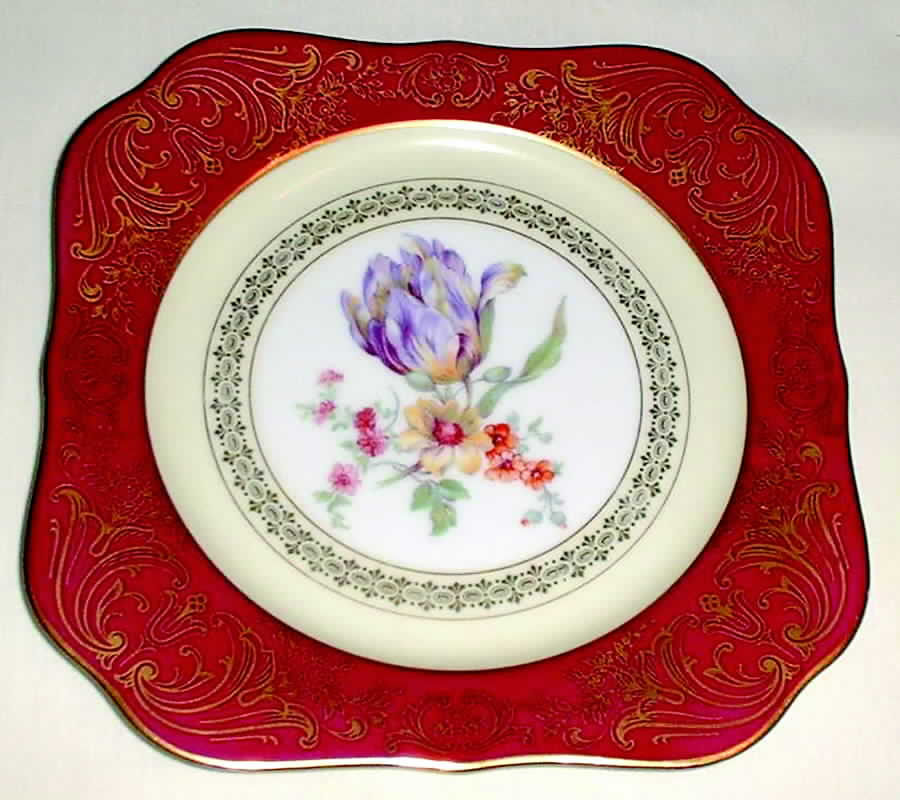 TIR390 Square Salad Plate by Tirschenreuth-1