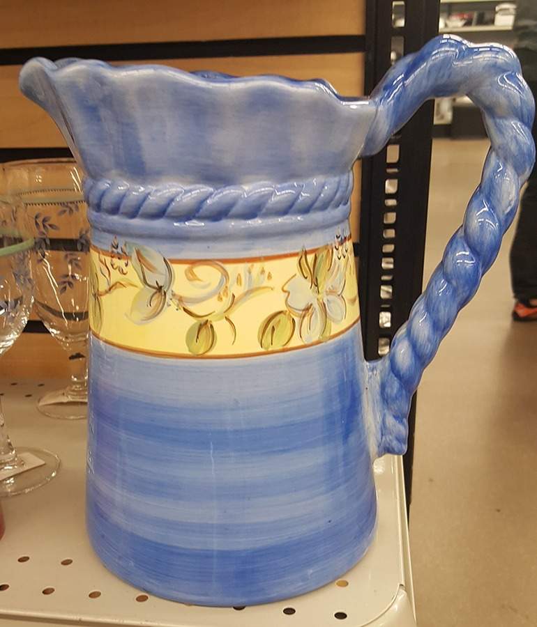 Emilia (Floral) Pitcher by Tabletops Unlimited-1