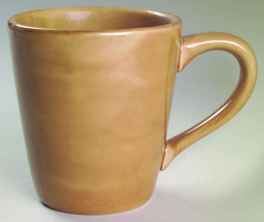 Barcelona Taupe Mug by Tabletops Unlimited-1