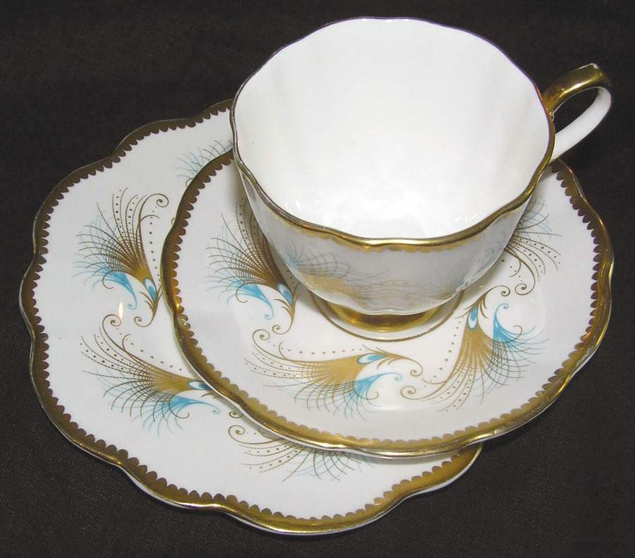 1197 Footed Cup & Saucer Set by Taylor & Kent-1