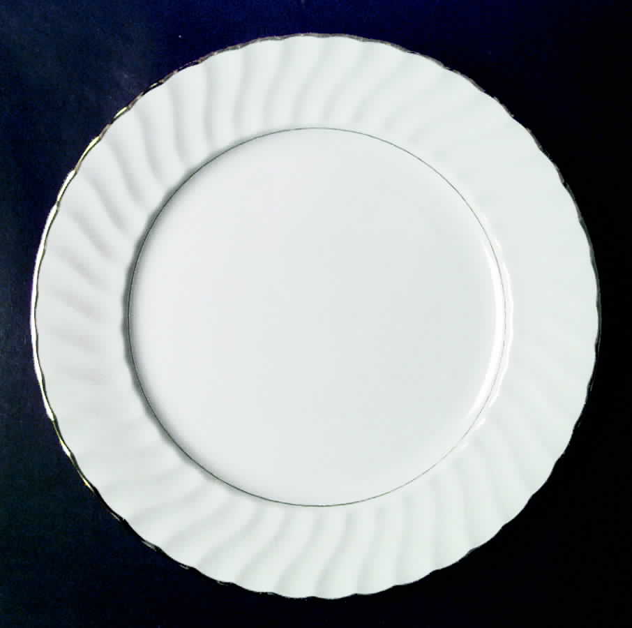 Cascade Platinum Dinner Plate by Royal Limoges-1