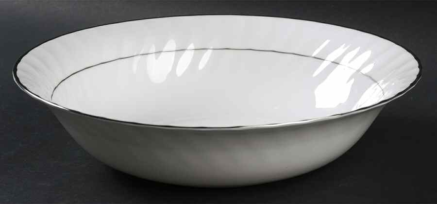 Cascade Platinum 9" Round Vegetable Bowl by Royal Limoges-1