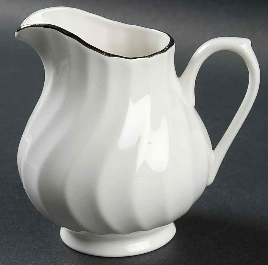 Cascade Platinum Creamer by Royal Limoges-1