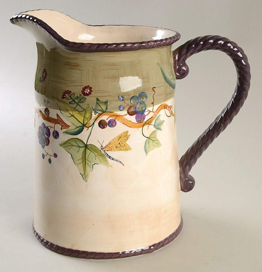 Claret (Grapes) Pitcher by Tracy Porter-1