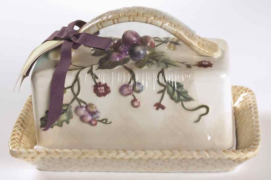 Claret (Grapes) 1/4 Lb Covered Butter by Tracy Porter-1
