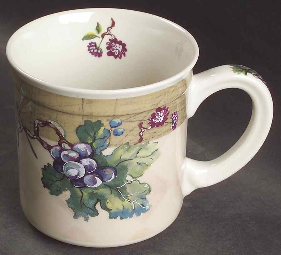 Claret (Grapes) Mug by Tracy Porter-1