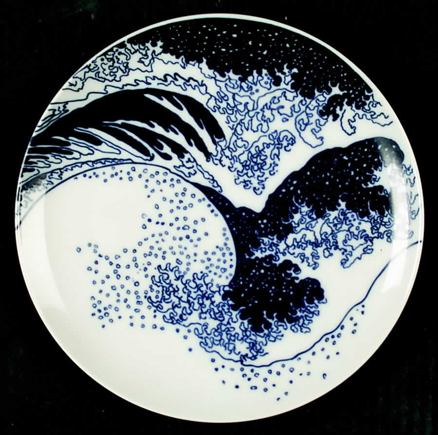 Hokusai Salad Plate by Taste Setter-1