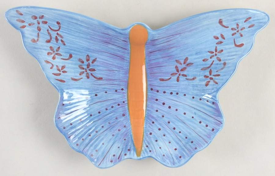 Papillon Figural Canape Plate by Tracy Porter-1
