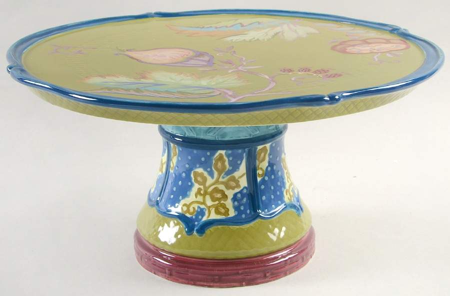 Papillon 11" Diameter Pedestal Cake Stand by Tracy Porter-1