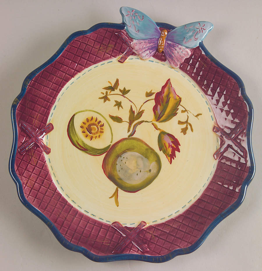 Papillon Salad/Dessert Plate by Tracy Porter-1