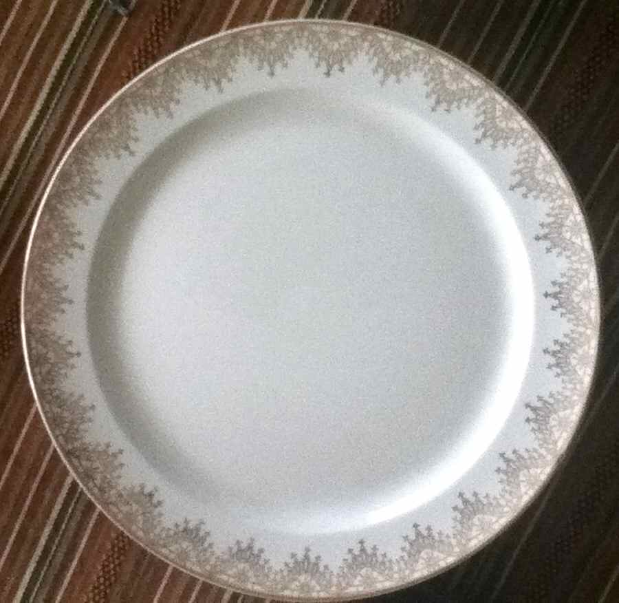 1673 Dinner Plate by Taylor, Smith & Taylor (Ts&T)-1