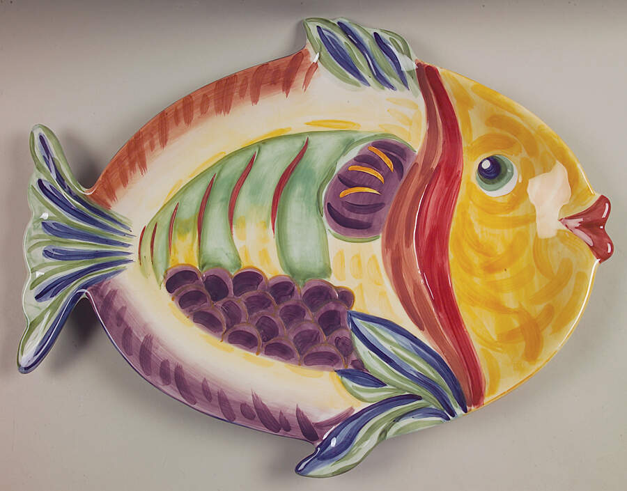 Under the Sea 20" Oval Serving Platter by Tabletops Unlimited-1