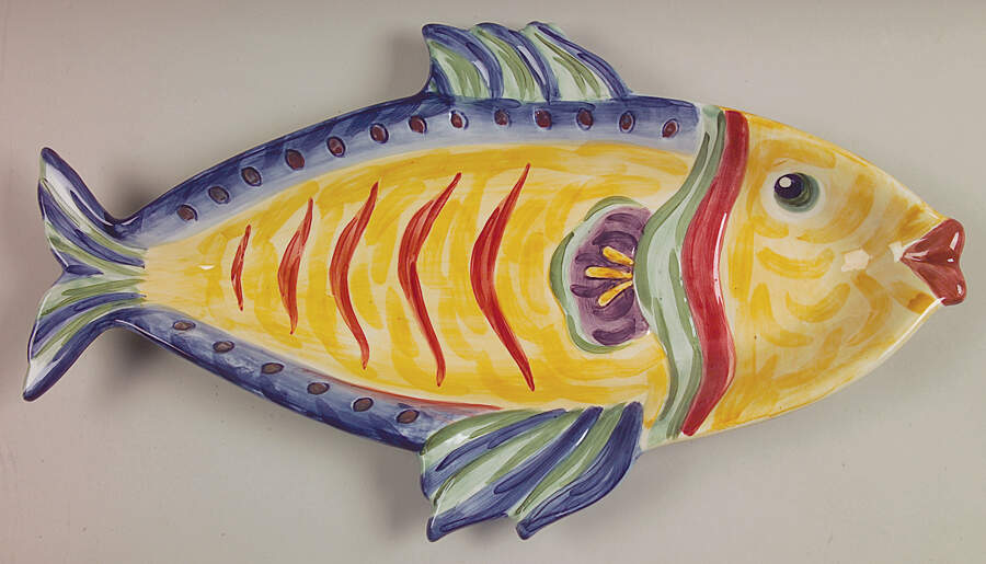 Under the Sea 18" Oval Serving Platter by Tabletops Unlimited-1