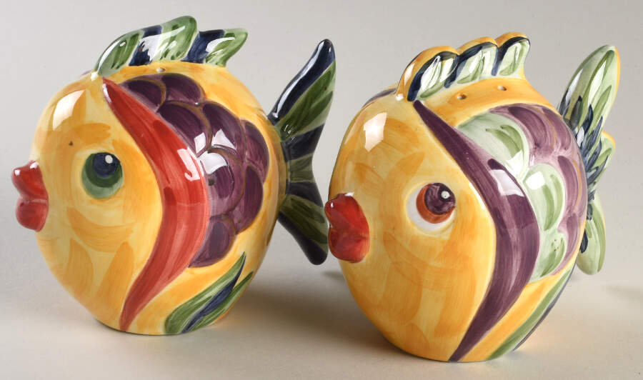 Under the Sea Salt & Pepper Set by Tabletops Unlimited-1