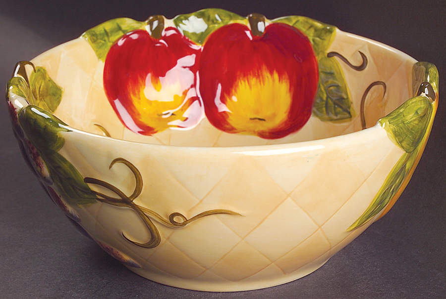 Harlequin Fruit 8" Round Vegetable Bowl by Tabletops Unlimited-1