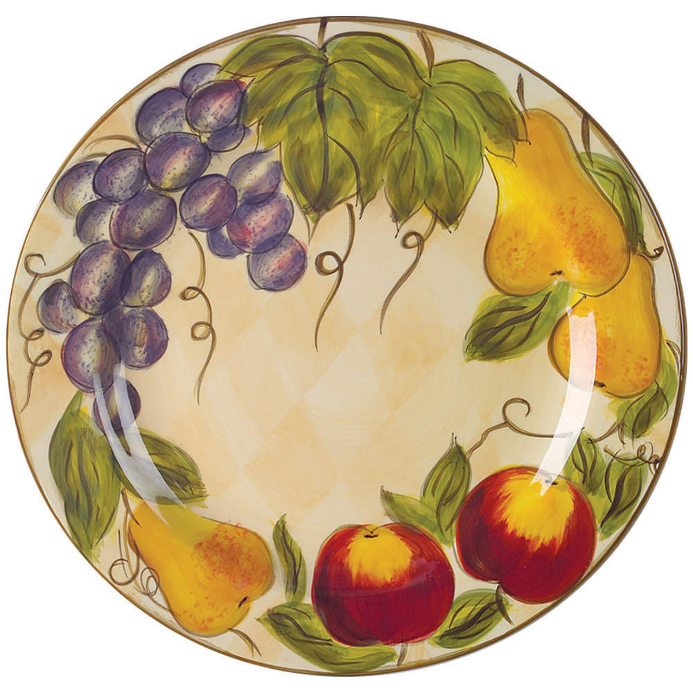 Harlequin Fruit Dinner Plate by Tabletops Unlimited-1