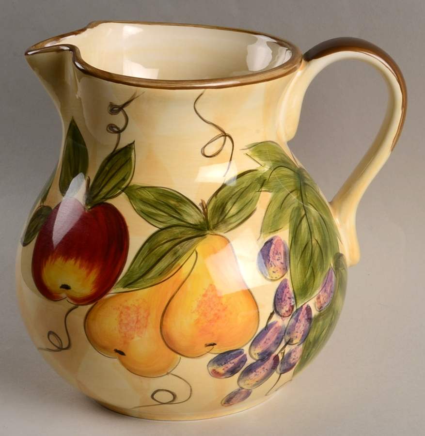 Harlequin Fruit 80 Oz Pitcher by Tabletops Unlimited-1