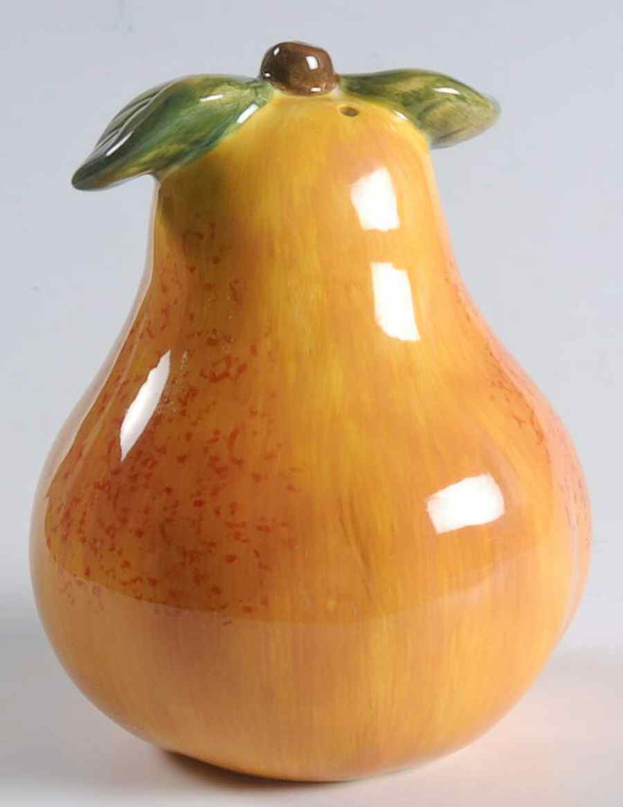 Harlequin Fruit Figural Salt Shaker by Tabletops Unlimited-1