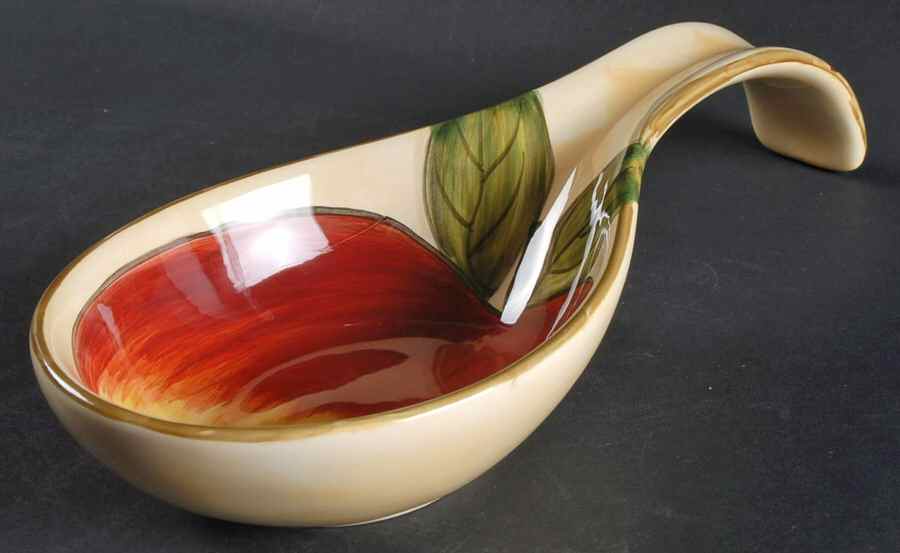 Harlequin Fruit Spoon Rest/Holder (Holds 1 Spoon) by Tabletops Unlimited-1
