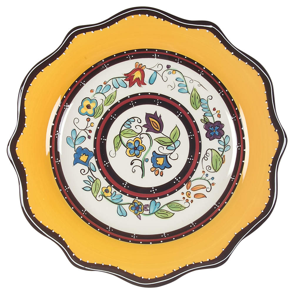 Kashmir Dinner Plate by Tabletops Unlimited-1