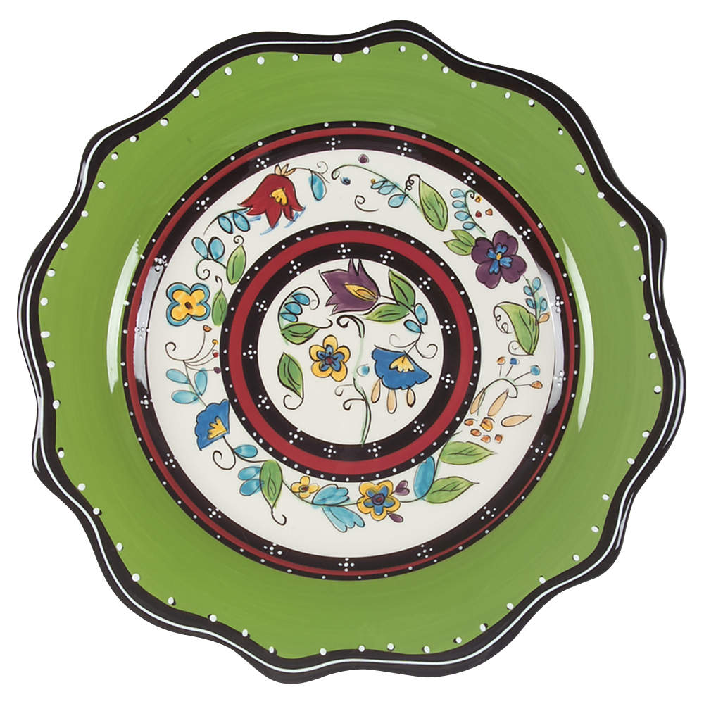 Kashmir Dinner Plate by Tabletops Unlimited-1