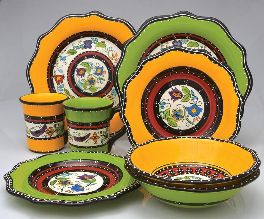 Kashmir 16 Piece Set by Tabletops Unlimited-1