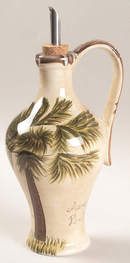 Bora Bora Oil Jar & Drizzle Spout by Tabletops Unlimited-1