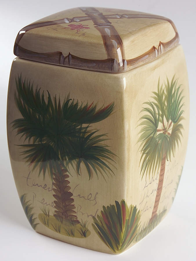 Bora Bora Medium Canister & Lid by Tabletops Unlimited-1