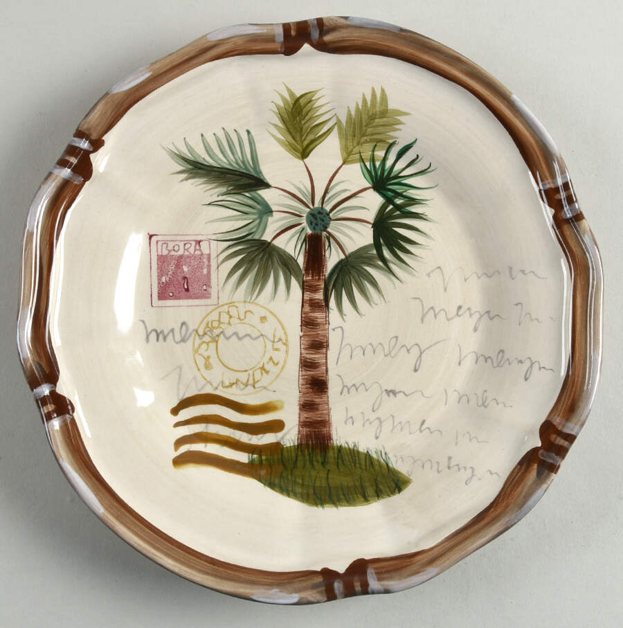 Bora Bora Salad Plate by Tabletops Unlimited-1