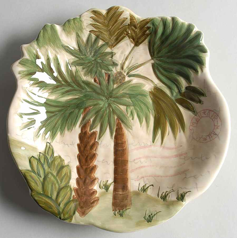 Bora Bora Sculpted Salad Plate by Tabletops Unlimited-1