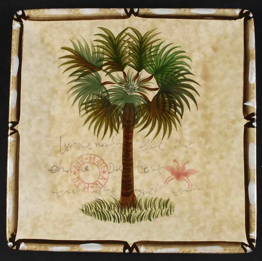 Bora Bora Square Salad Plate by Tabletops Unlimited-1
