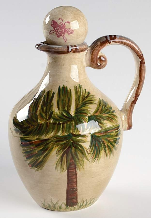 Bora Bora Oil Or Vinegar Cruet and Stopper by Tabletops Unlimited-1