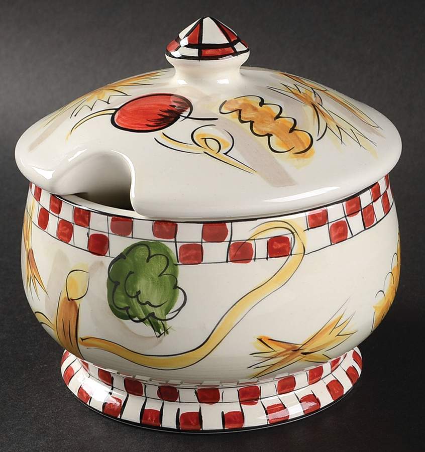 Pasta 101 Parmesan Pot & Lid by Tabletops Unlimited-1