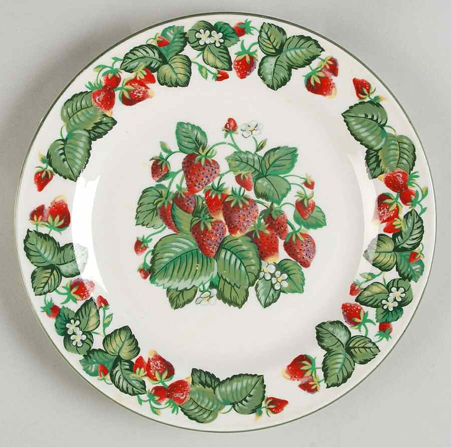 Very Strawberry Salad Plate by Tabletops Unlimited-1