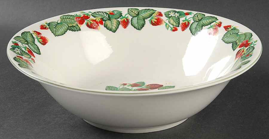 Very Strawberry 9" Round Vegetable Bowl by Tabletops Unlimited-1