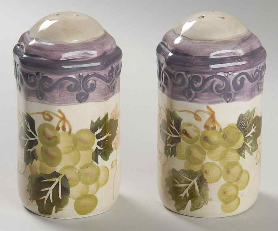 Merlot Salt & Pepper Set by Tabletops Unlimited-1