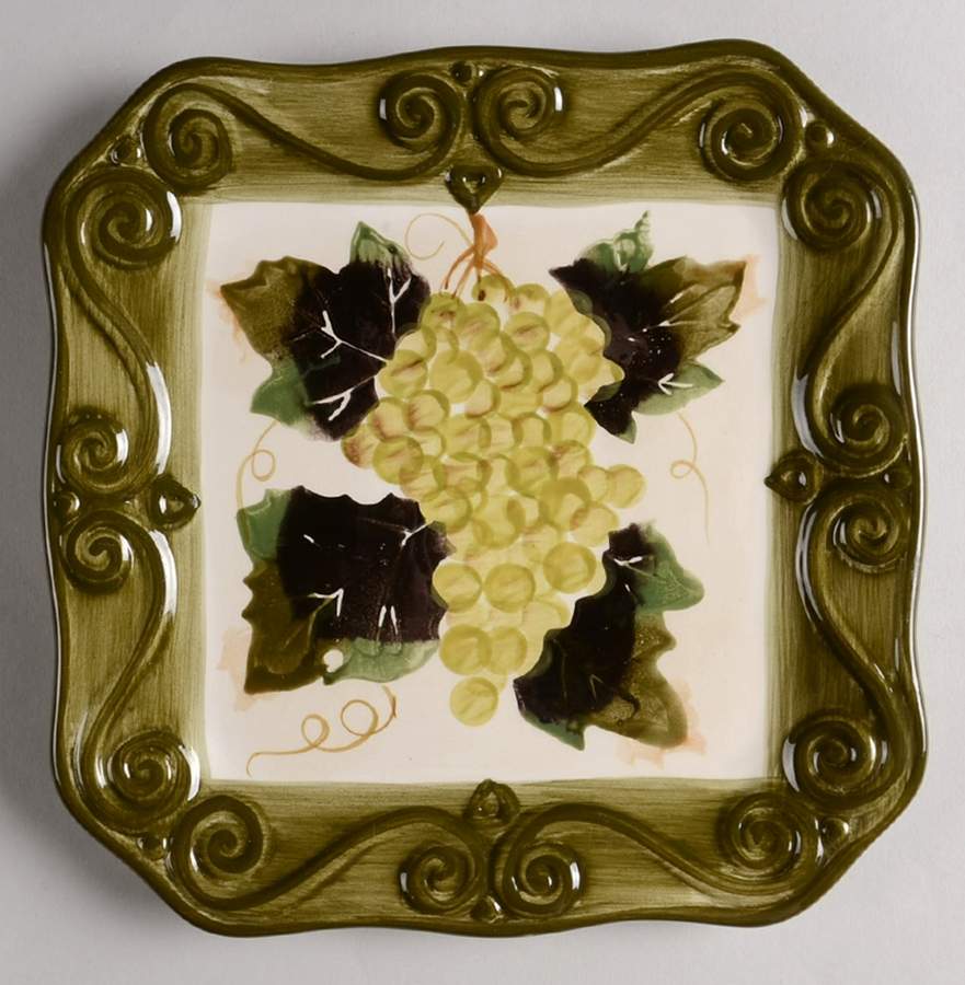 Merlot Square Salad Plate by Tabletops Unlimited-1