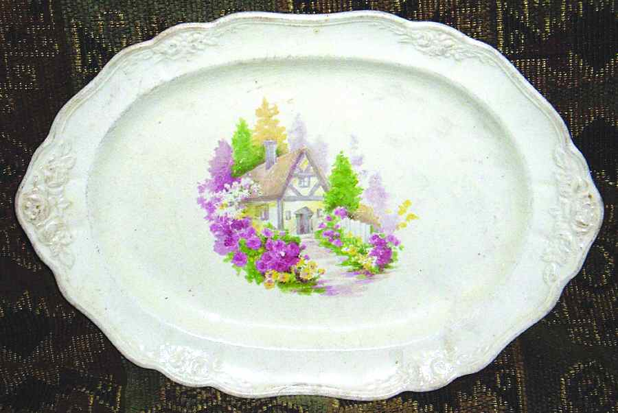 TST683 13" Oval Serving Platter by Taylor, Smith & Taylor (Ts&T)-1