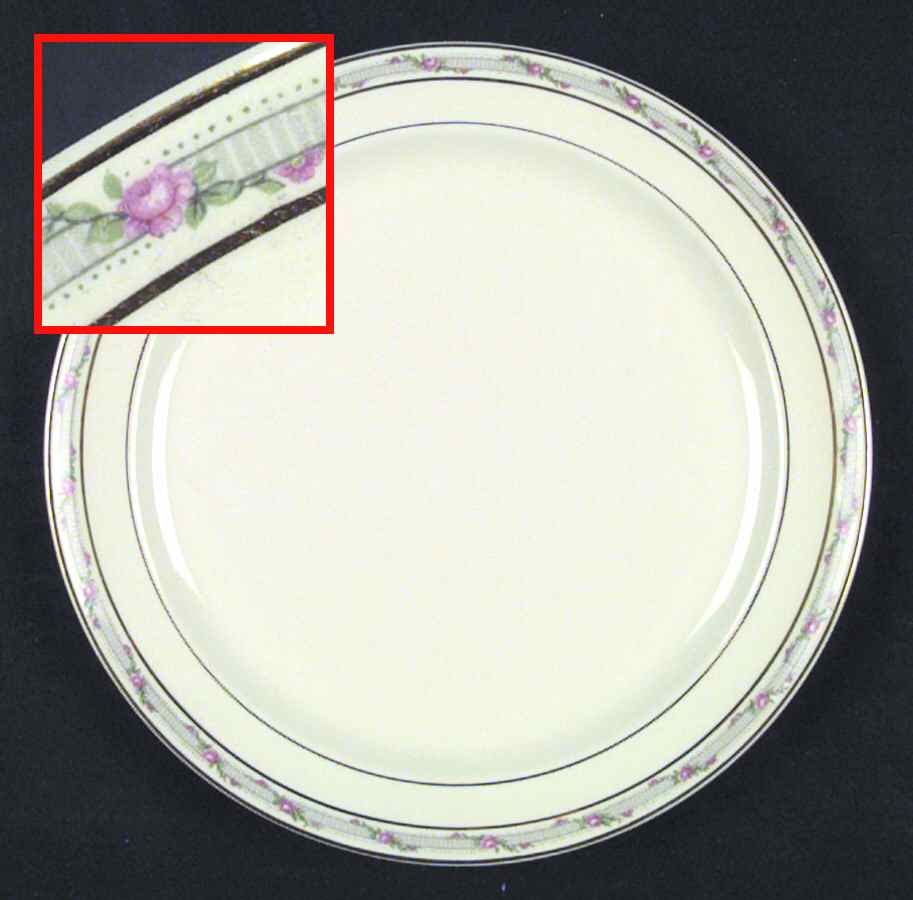 1519 Dinner Plate by Taylor, Smith & Taylor (Ts&T)-1
