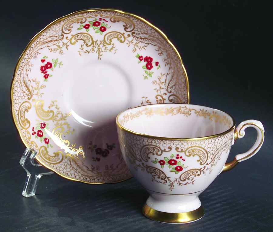 1510H Footed Cup & Saucer Set by Tuscan - Royal Tuscan-1