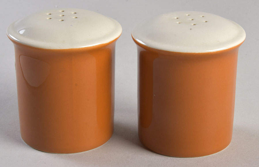 Persimmon Salt & Pepper Set by Taylorton Potteries-1