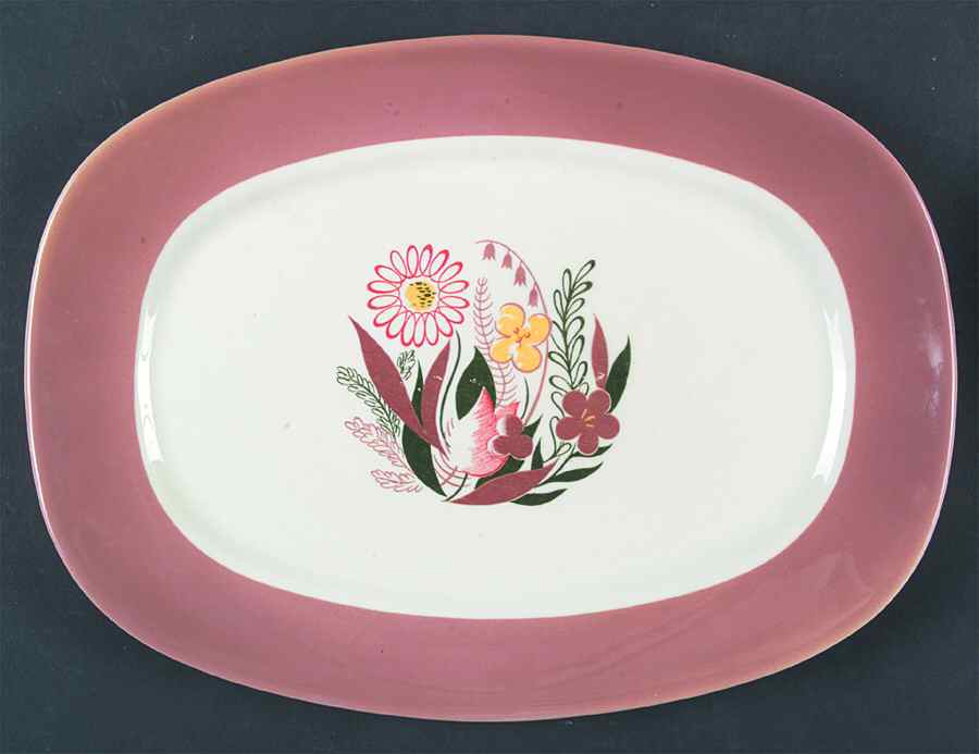 Nassau 13" Oval Serving Platter by Taylor, Smith & Taylor (Ts&T)-1
