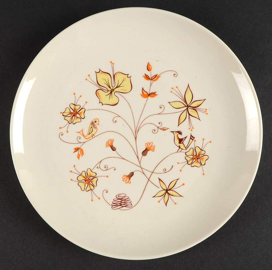 Happy Talk Salad Plate by Taylor, Smith & Taylor (Ts&T)-1