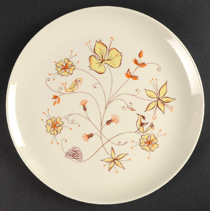 Happy Talk Dinner Plate by Taylor, Smith & Taylor (Ts&T)-1
